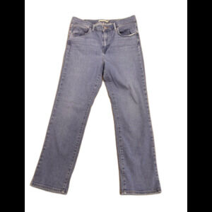 Levi's 724 High Rise Straight Jeans Women's Size 30 Blue Denim